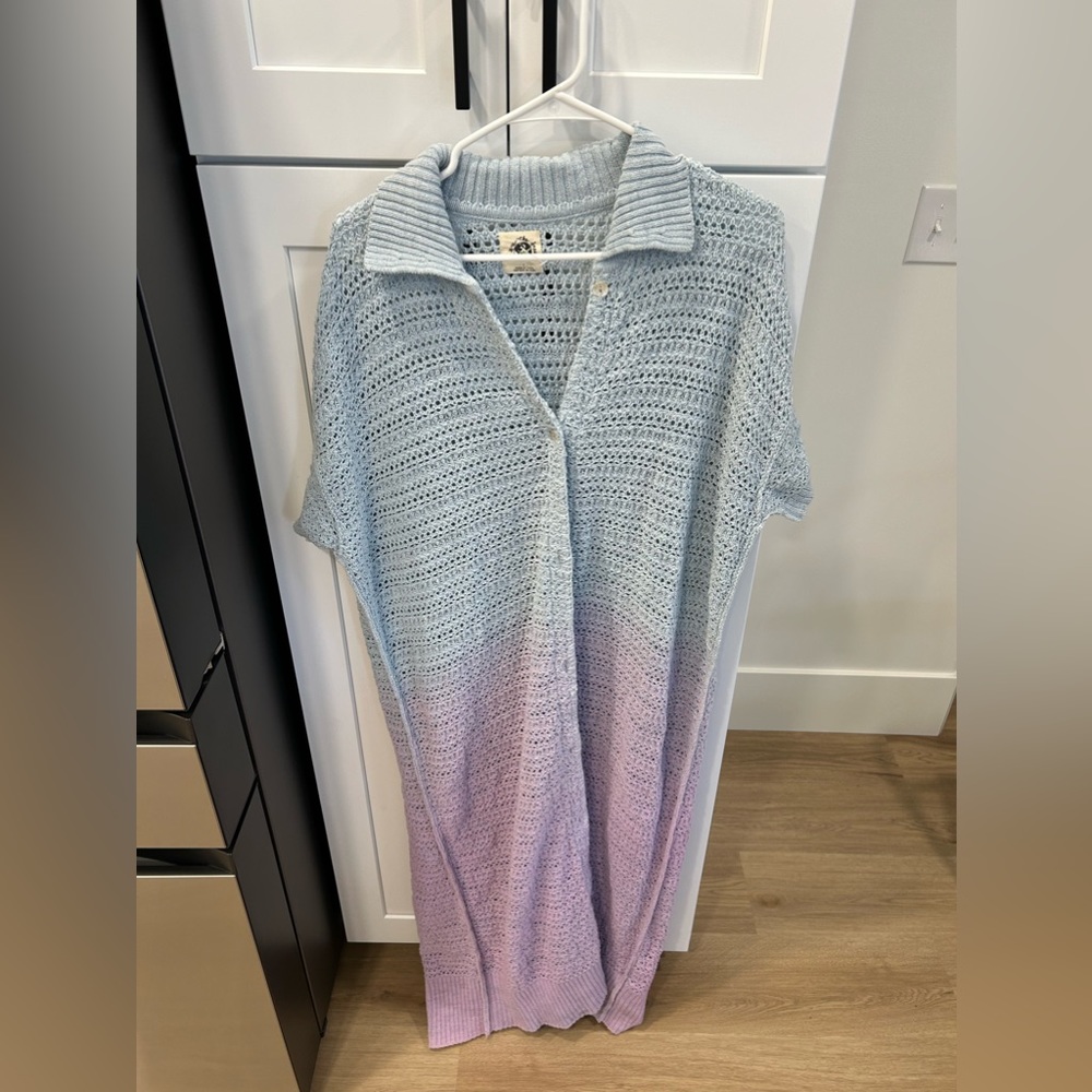 We the Free Alicia Cardigan/Duster, Ombré, size Large, NWOT